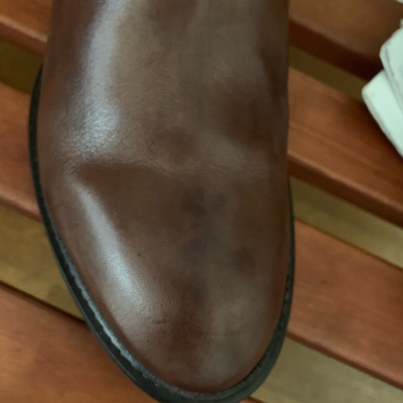 Brunello Cucinelli Leather Monili Moto Wedge boots - Picture 4 of 8